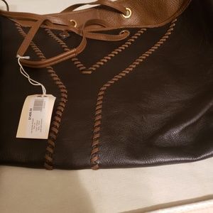 Leather handbag